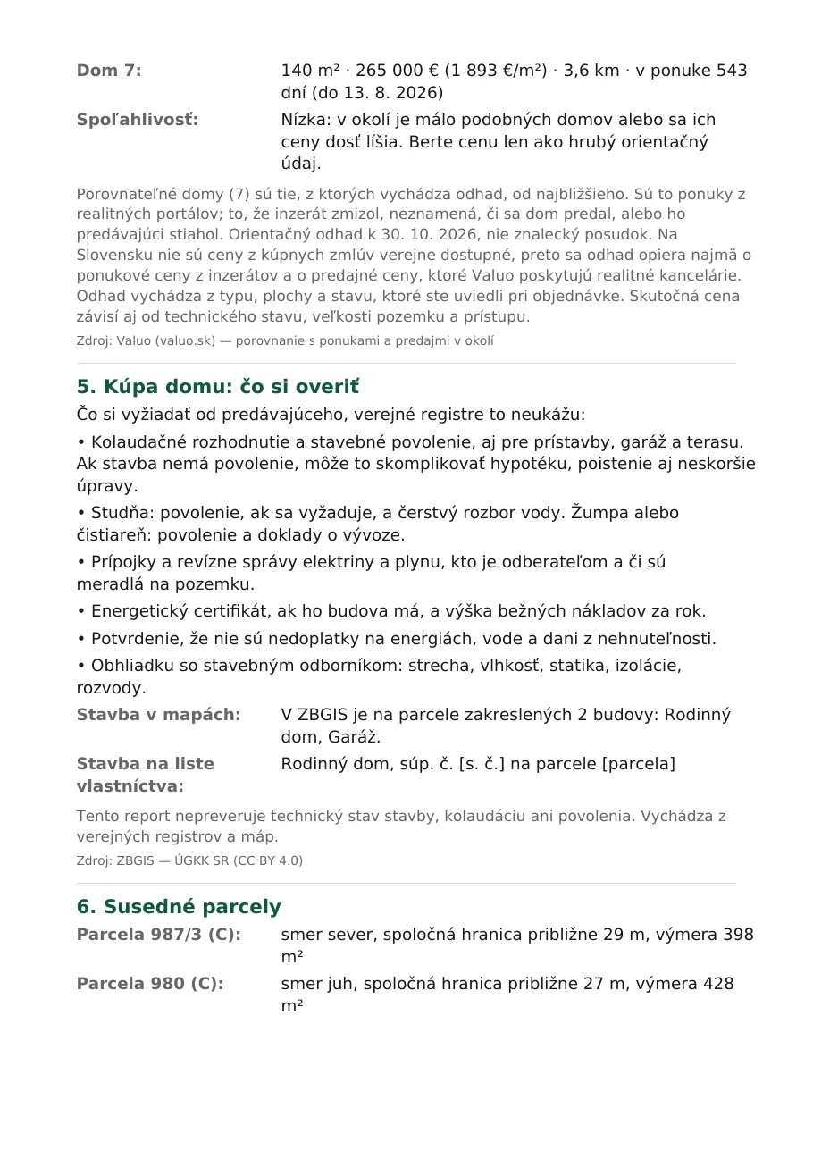 Preverenie domu, ukážka: strana 5 z 17